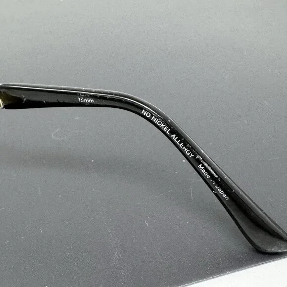 Charmant Eyeglasses XL2010 BK Titan Black Rhinestones Rimless Japan 51 [] 17 135